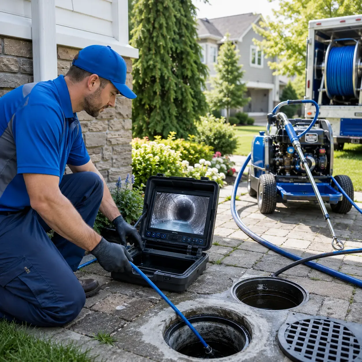 Outdoor drain cleaning professionals serving Slaughter, LA